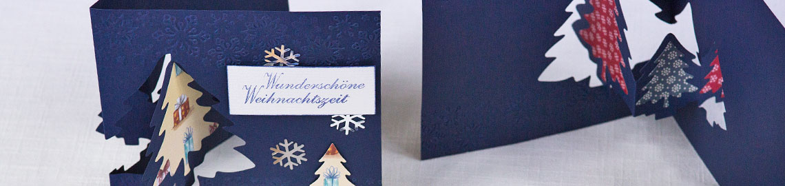 Handgefertigte Weihnachtskarten